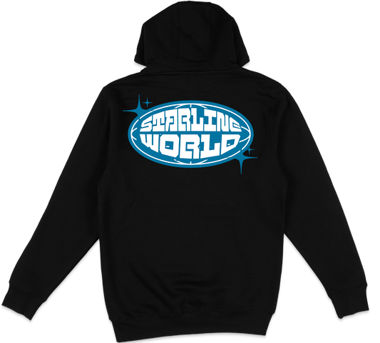 StarlineWorld (Black-Blue) Hoodie