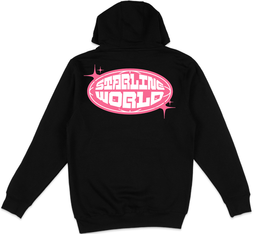 StarlineWorld (Black-Pink) Hoodie