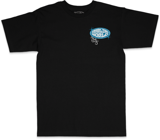 StarlineWorld (Black-BlueGuy) Tee