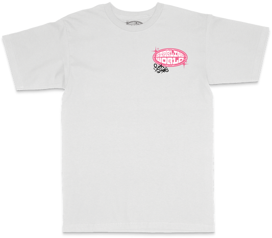 StarlineWorld (White-PinkDude) Tee
