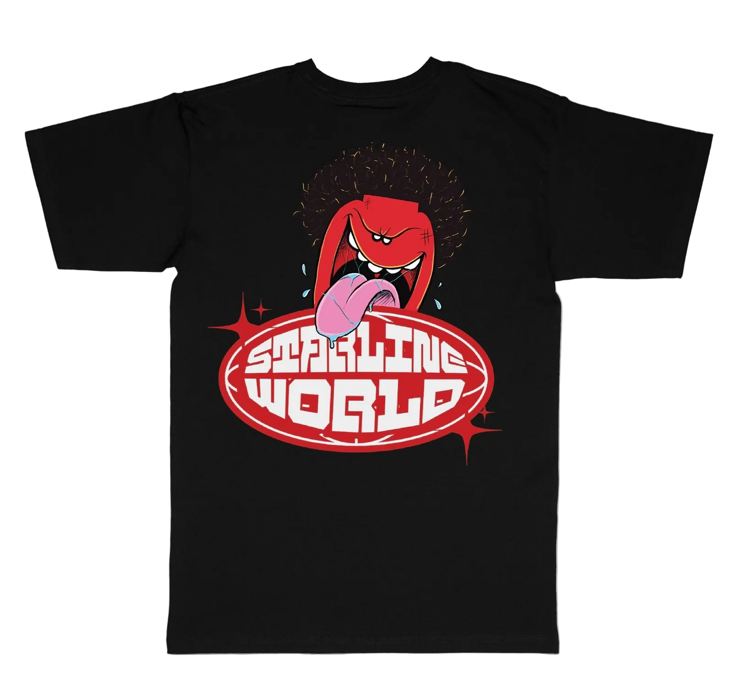StarlineWorld (Black-RedDude) Tee