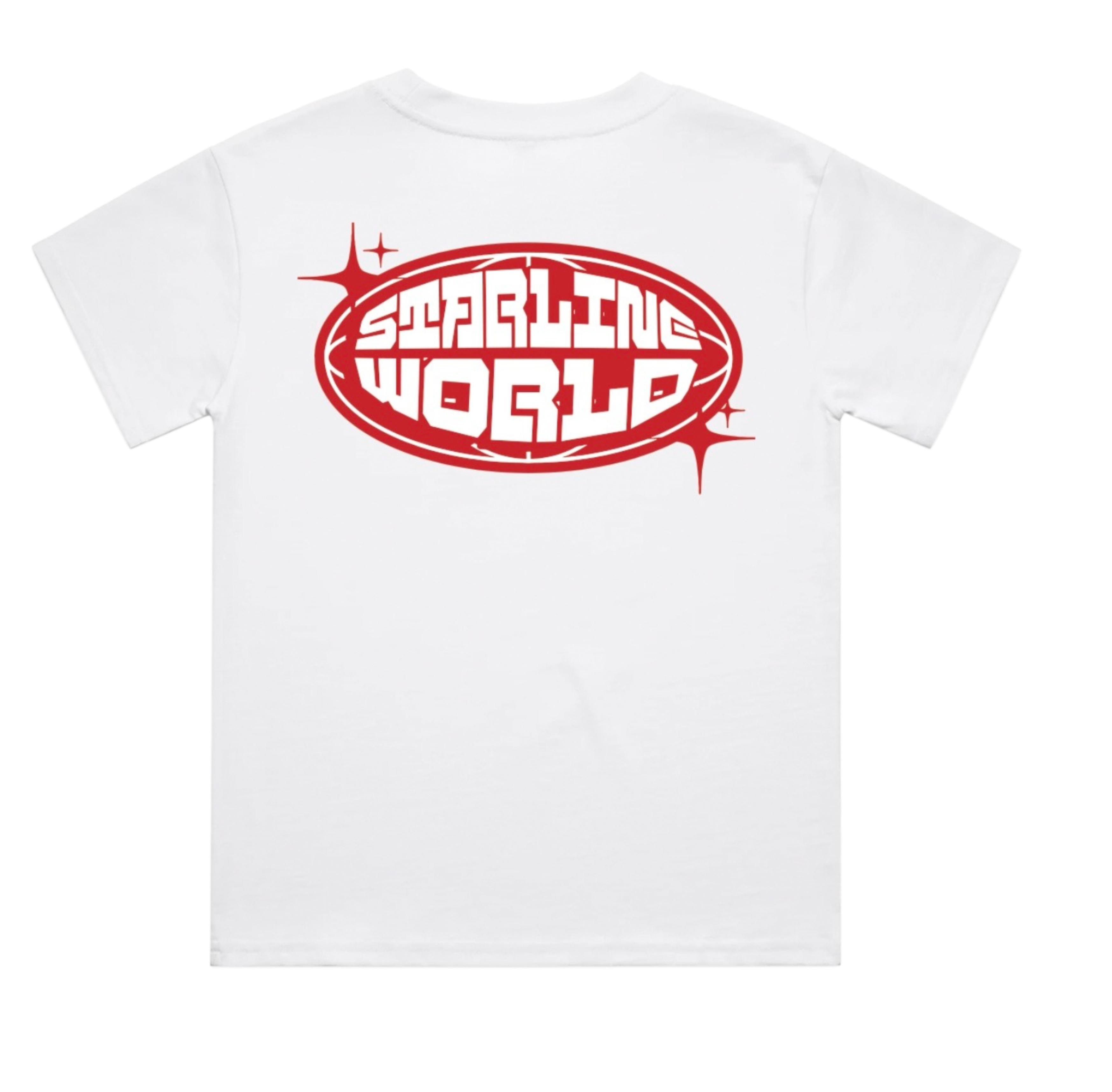 StarlineWorld KIDS (White-Red) Tee