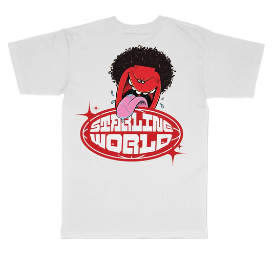 StarlineWorld (Black-RedDude) Tee