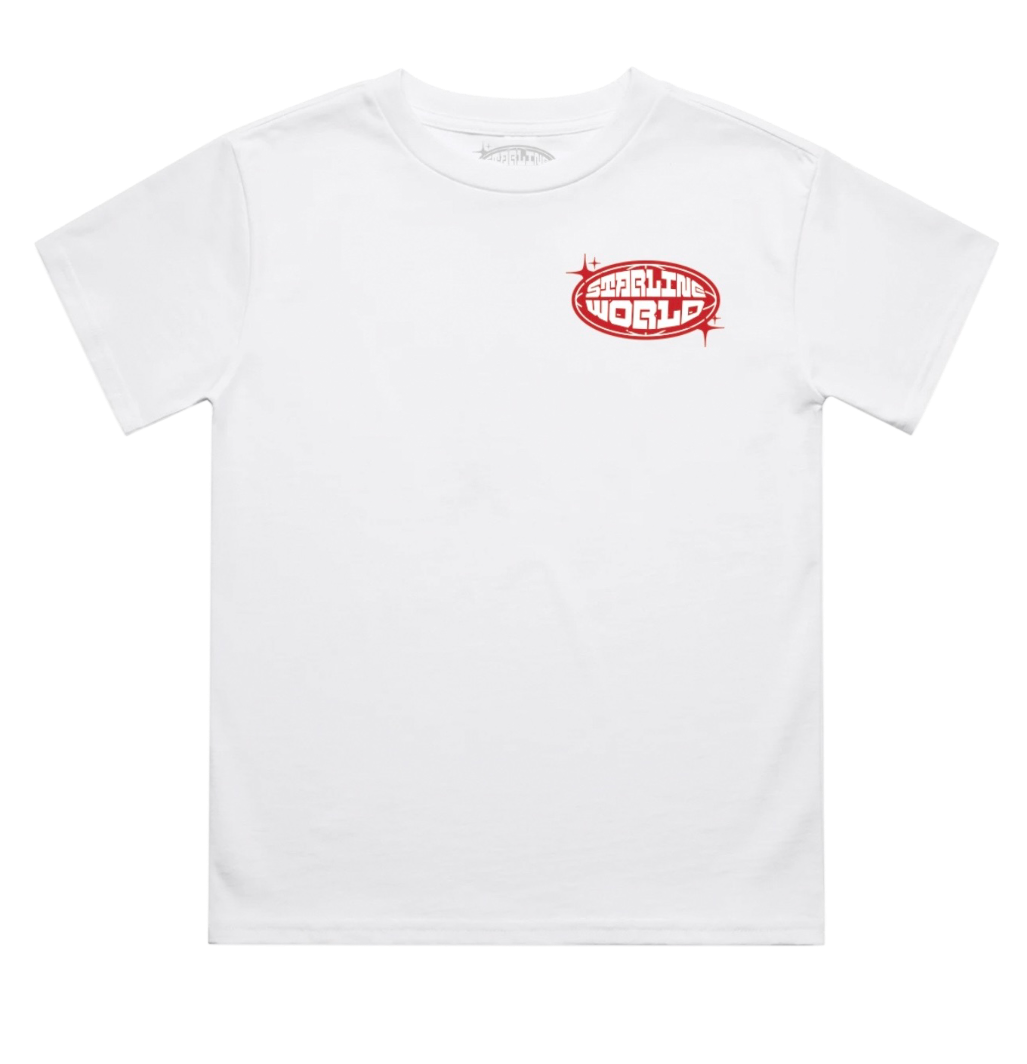 StarlineWorld KIDS (White-Red) Tee