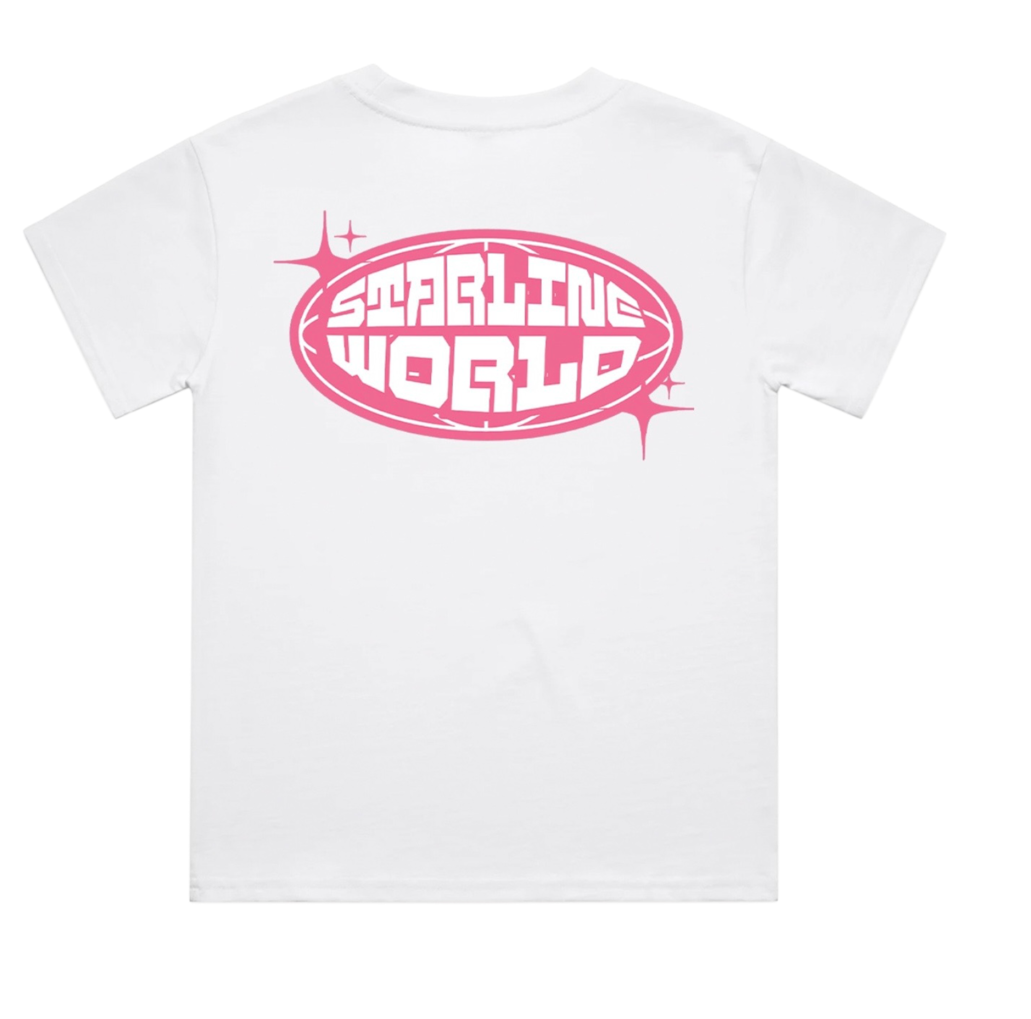 StarlineWorld KIDS (White-Pink) Tee
