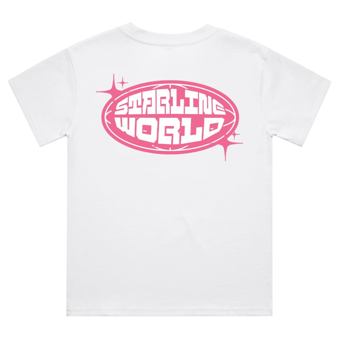 StarlineWorld KIDS (White-Pink) Tee
