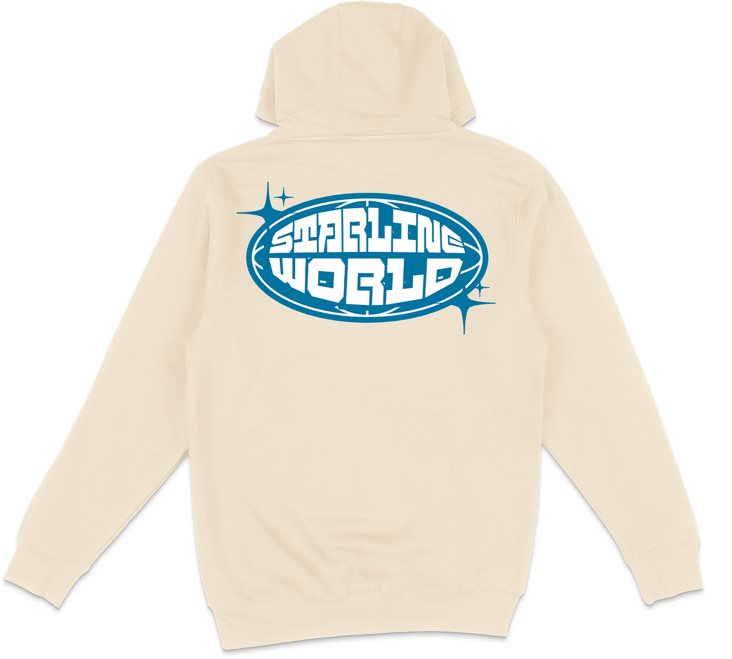 StarlineWorld (Bone-Blue) Hoodie
