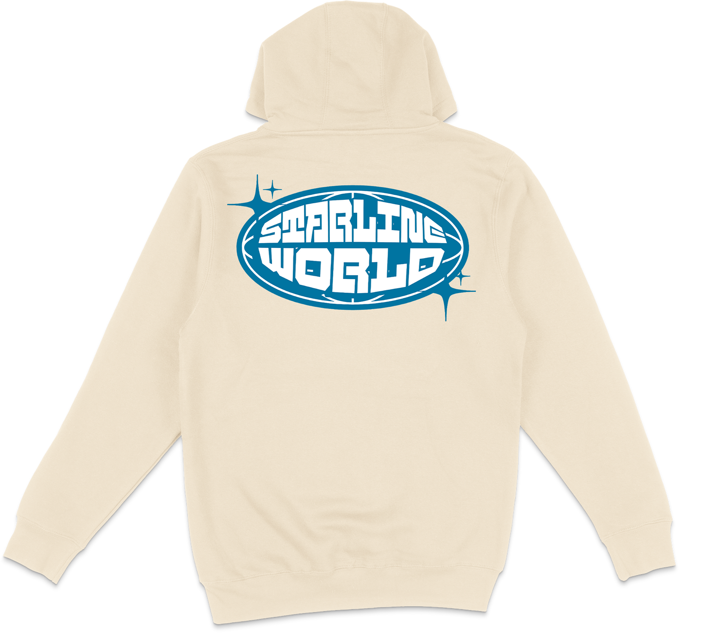 StarlineWorld (Bone-Blue) Hoodie