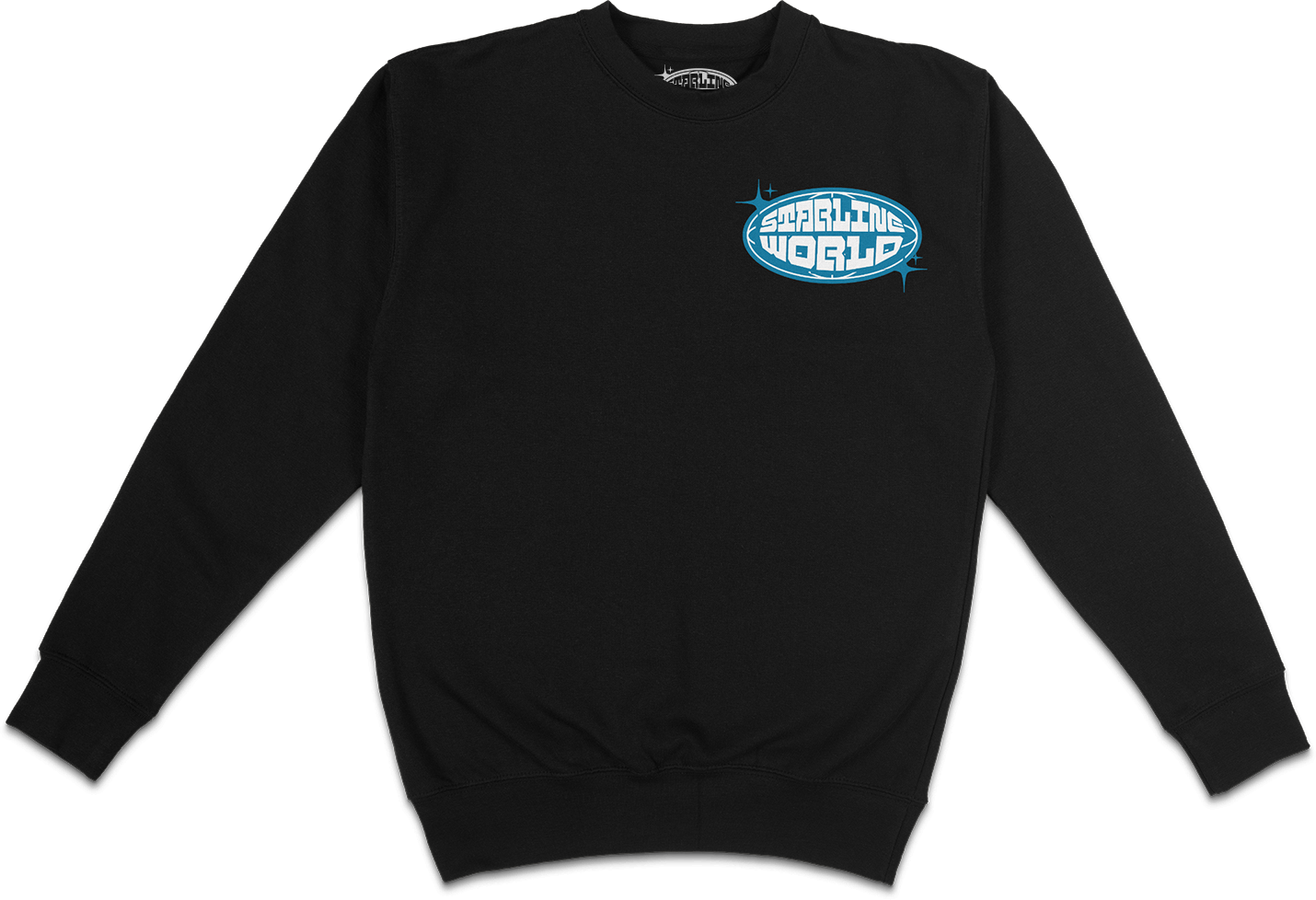 StarlineWorld (Black-Blue) CREWNECK