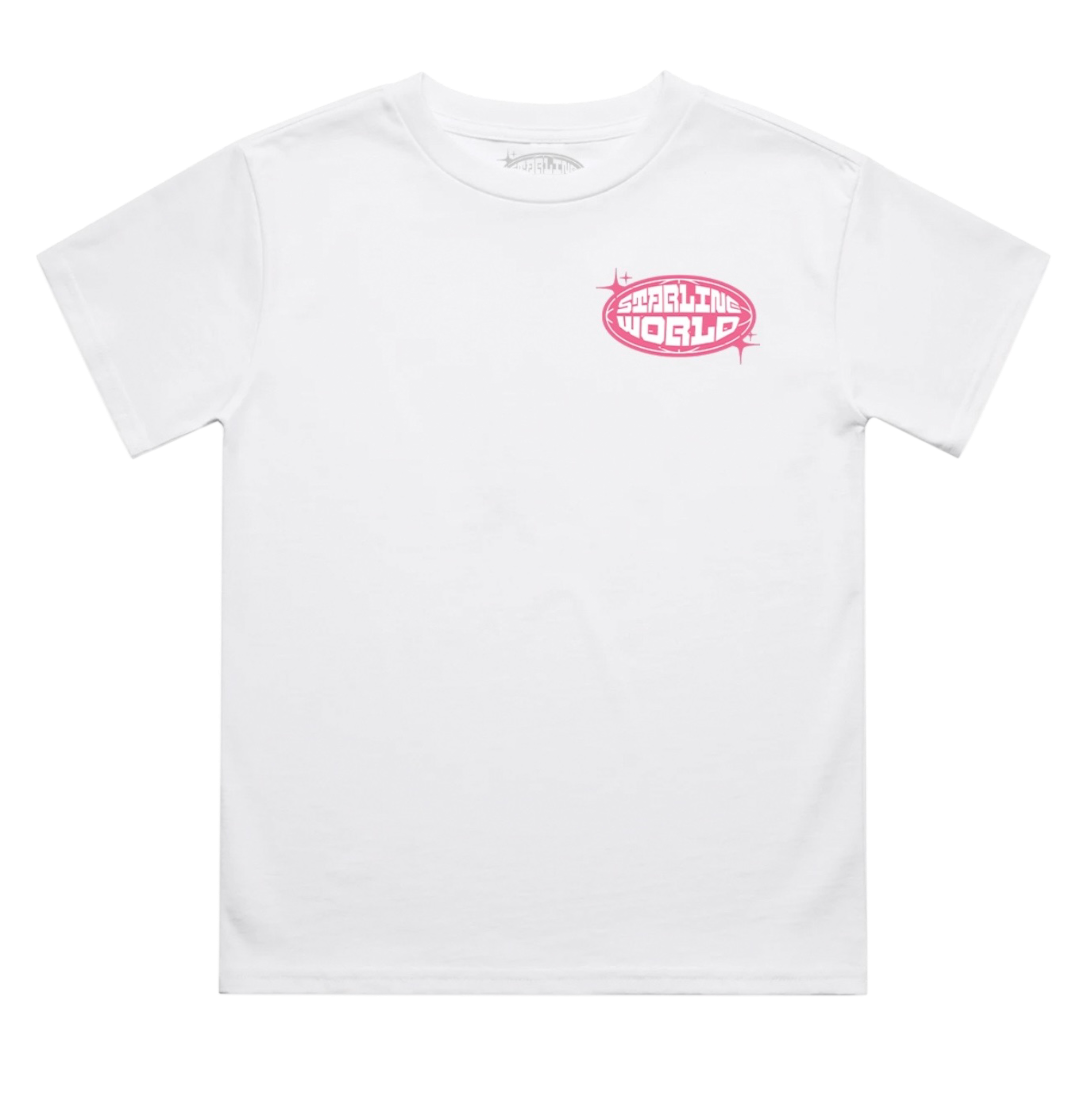 StarlineWorld KIDS (White-Pink) Tee