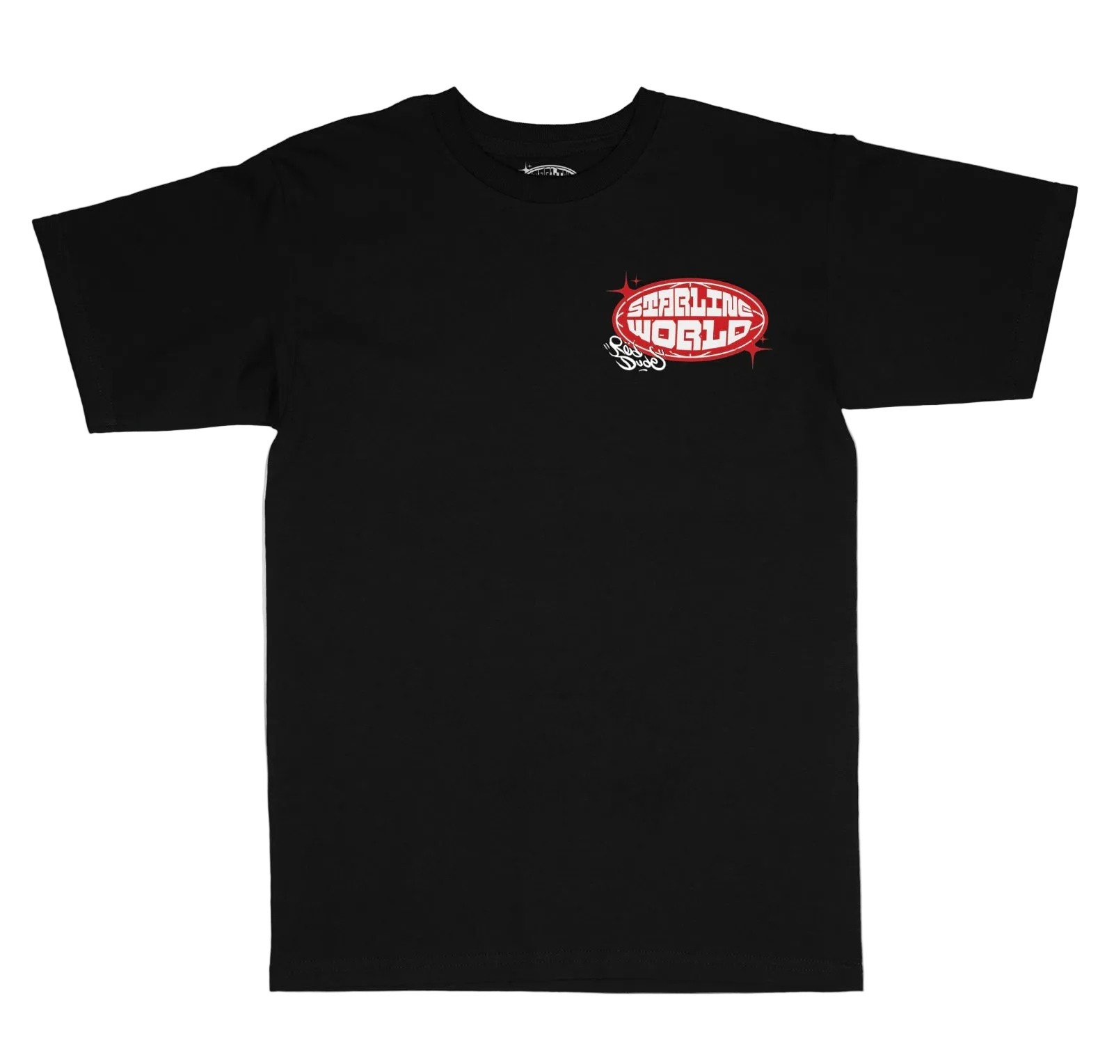 StarlineWorld (Black-RedDude) Tee