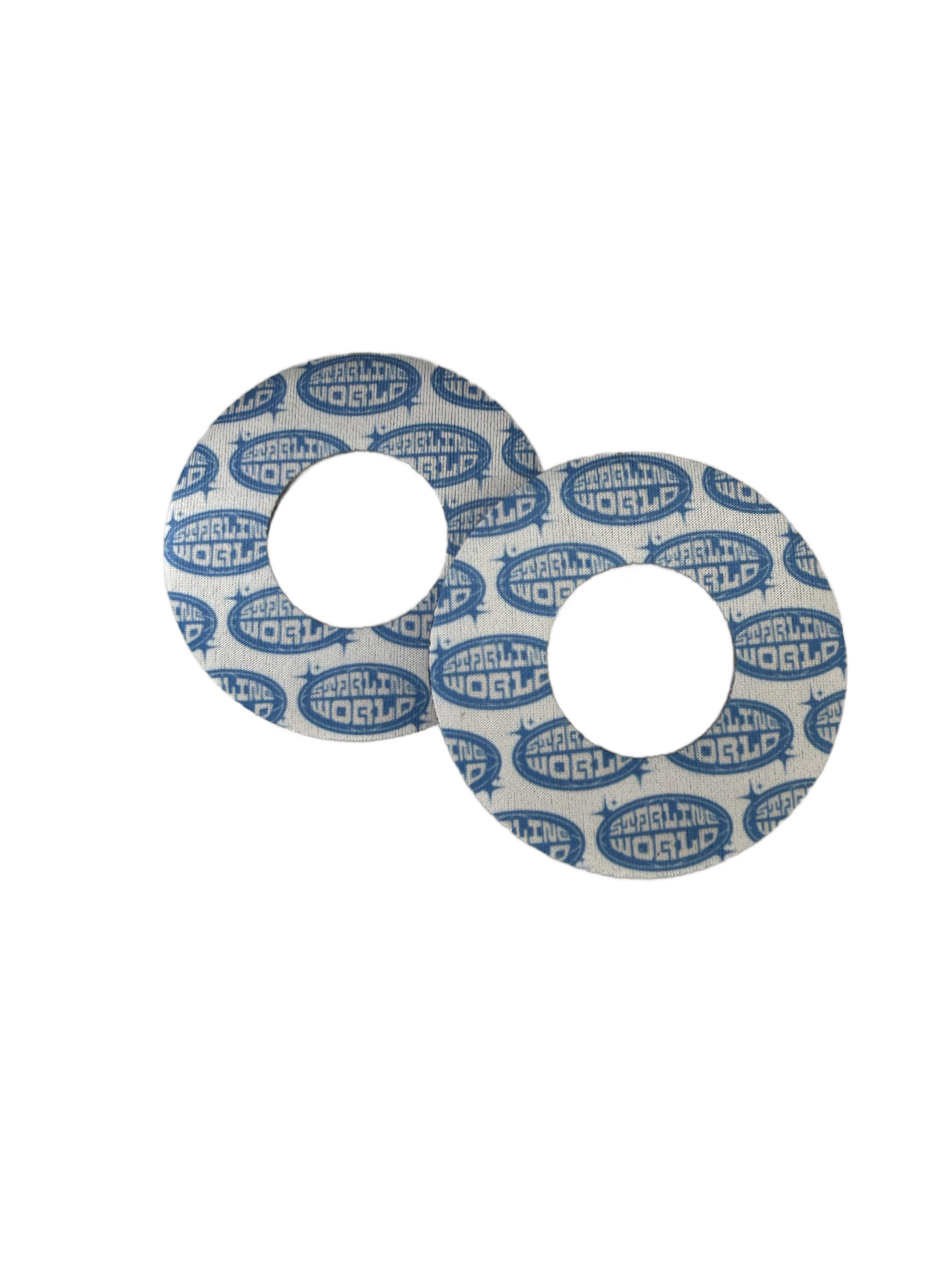 StarlineWorld (White-Blue) Grip Donuts