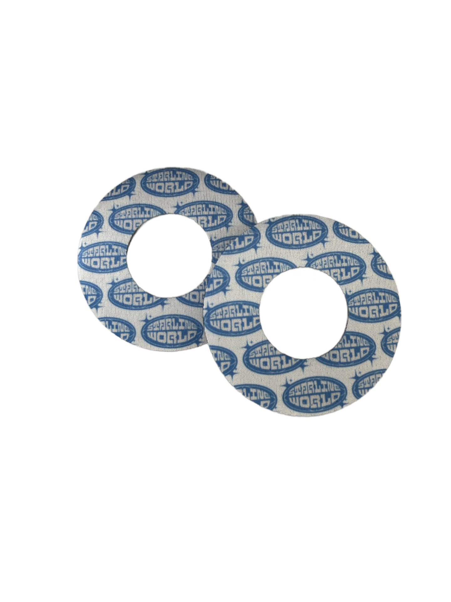 StarlineWorld (White-Blue) Grip Donuts