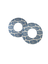 StarlineWorld (White-Blue) Grip Donuts
