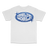 StarlineWorld (White-SPARKLY-Blue) Tee