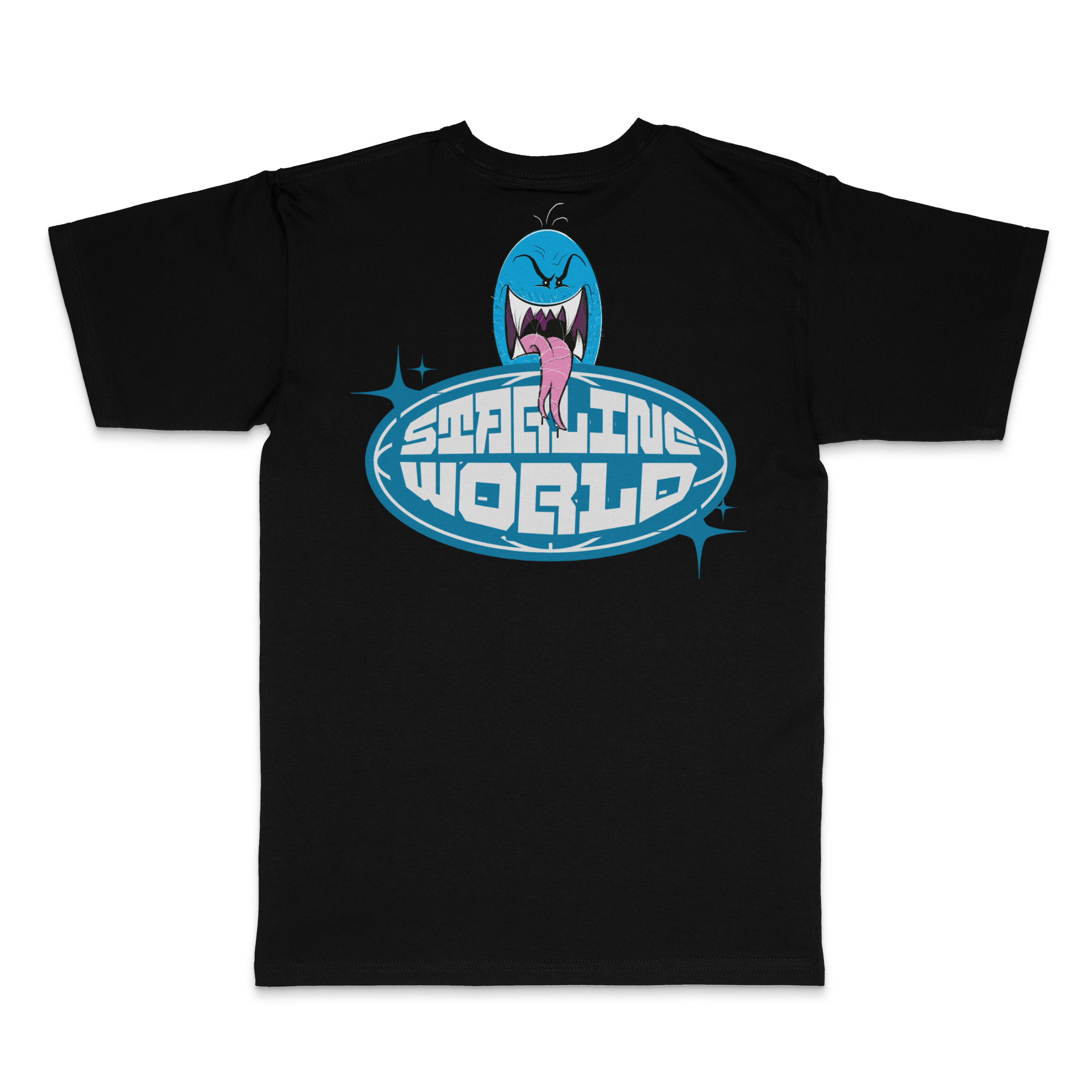 StarlineWorld (Black-BlueGuy) Tee