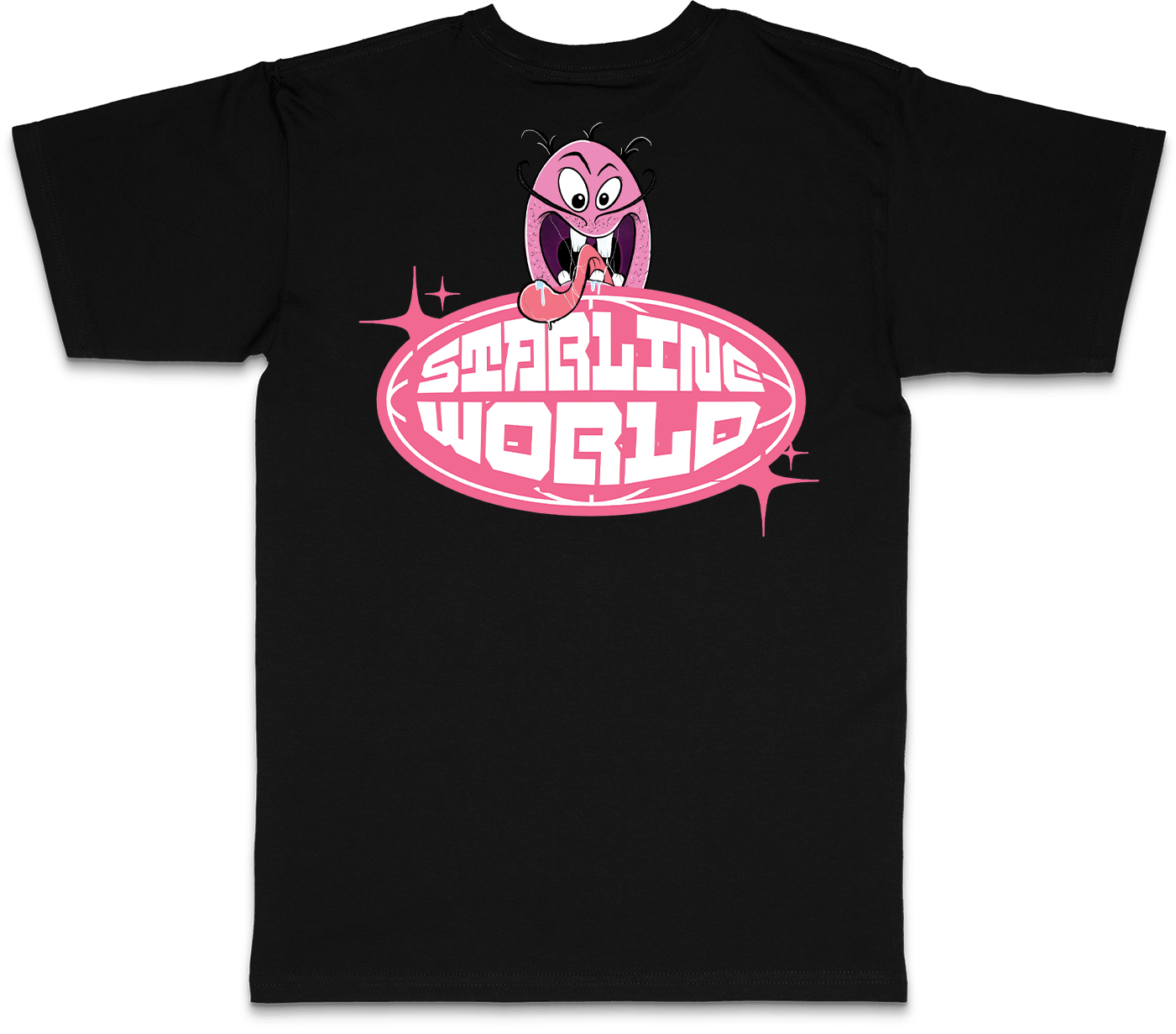 StarlineWorld (Black-PinkDude) Tee