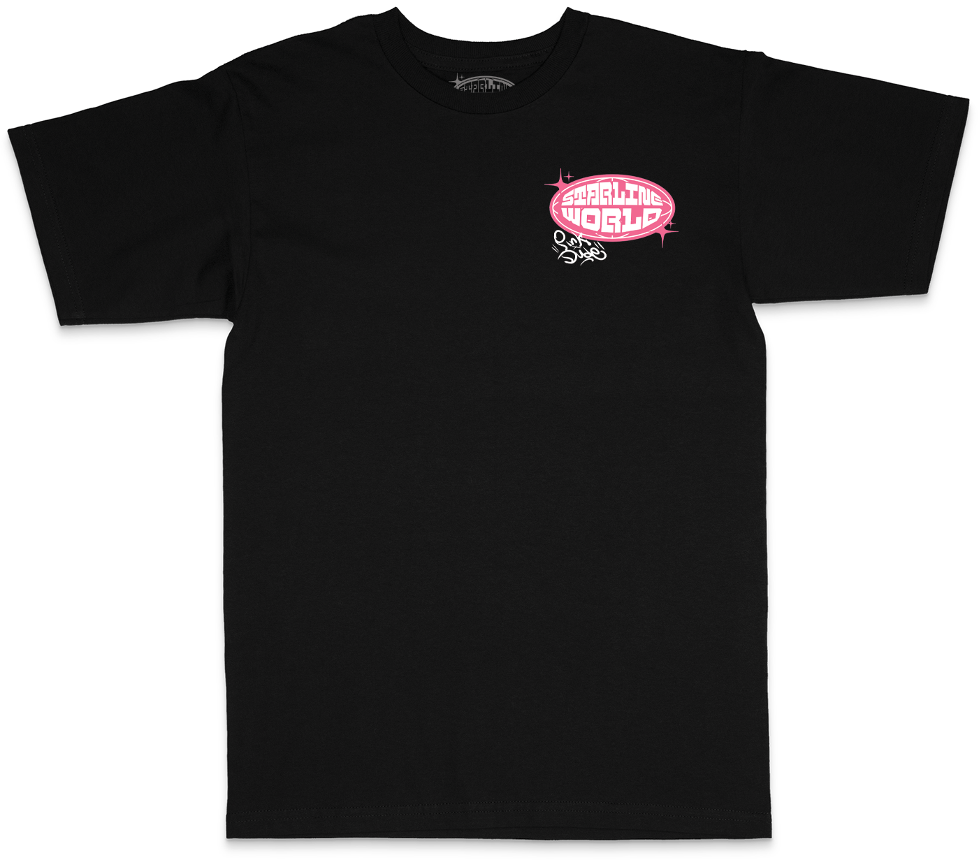 StarlineWorld (Black-PinkDude) Tee