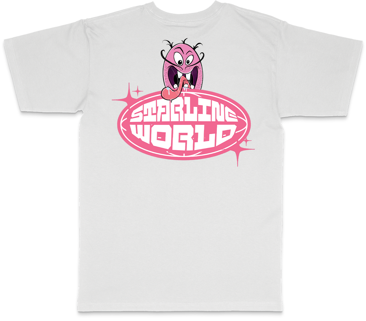 StarlineWorld (White-PinkDude) Tee