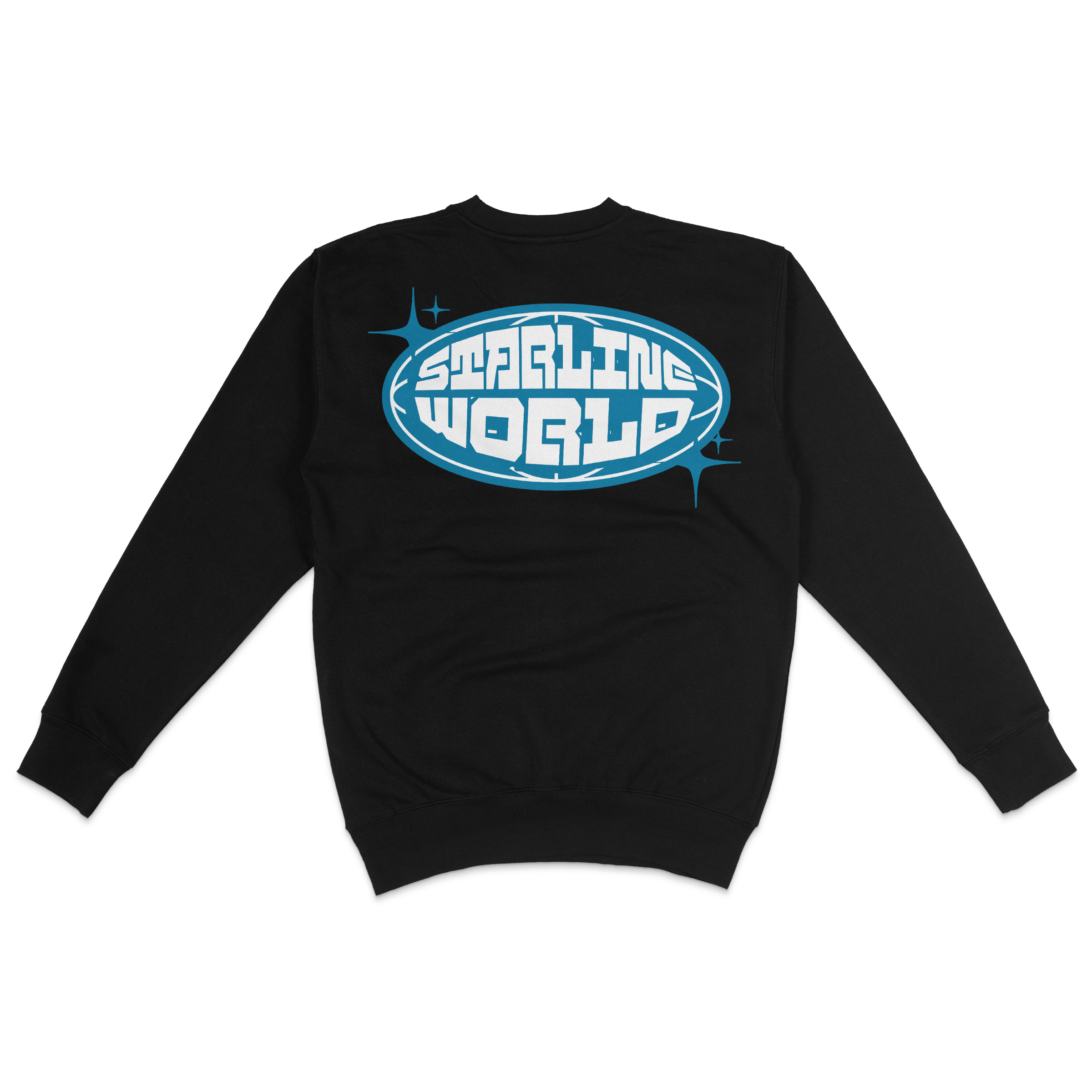 StarlineWorld (Black-Blue) CREWNECK