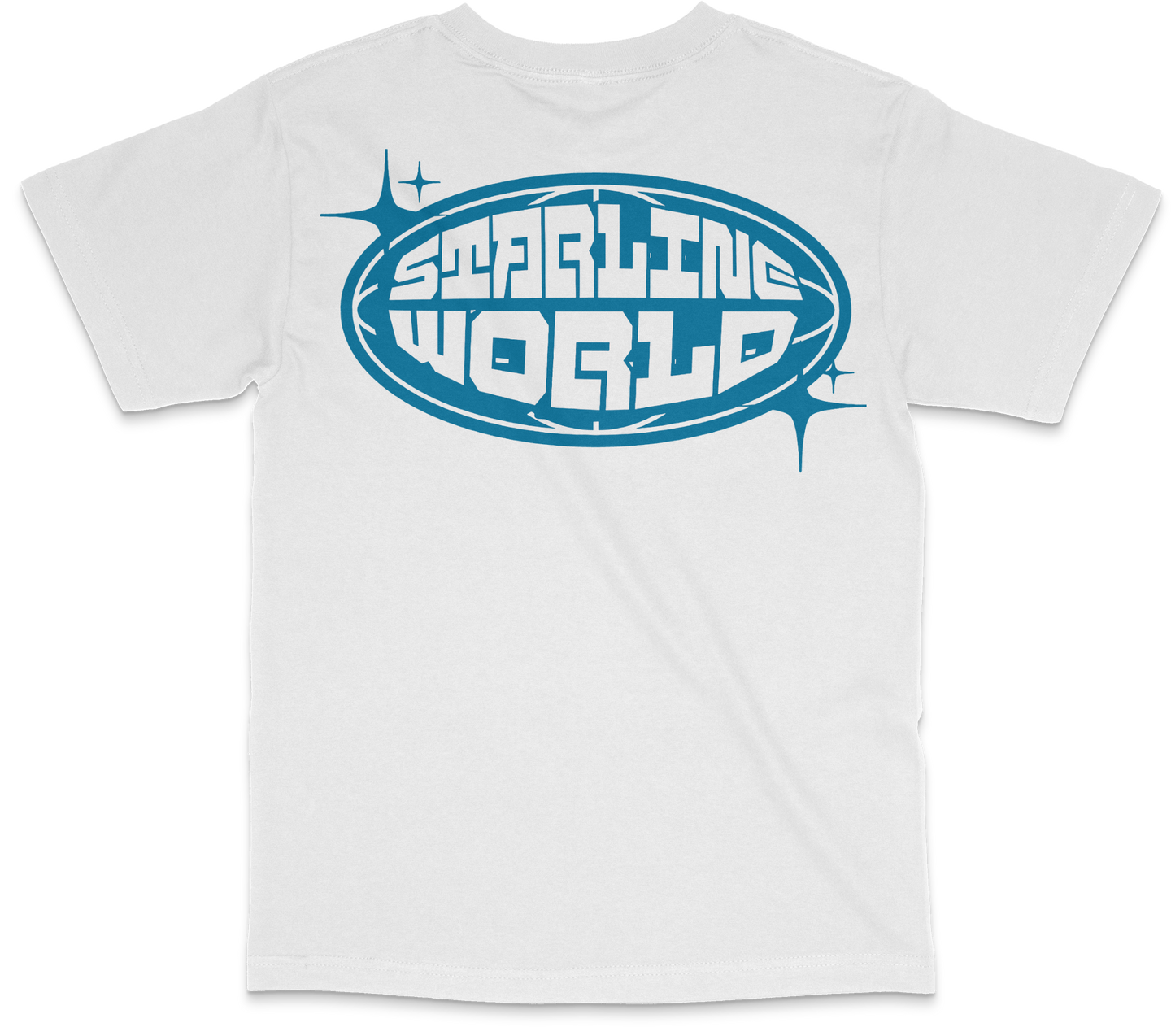StarlineWorld (White-Blue) Tee