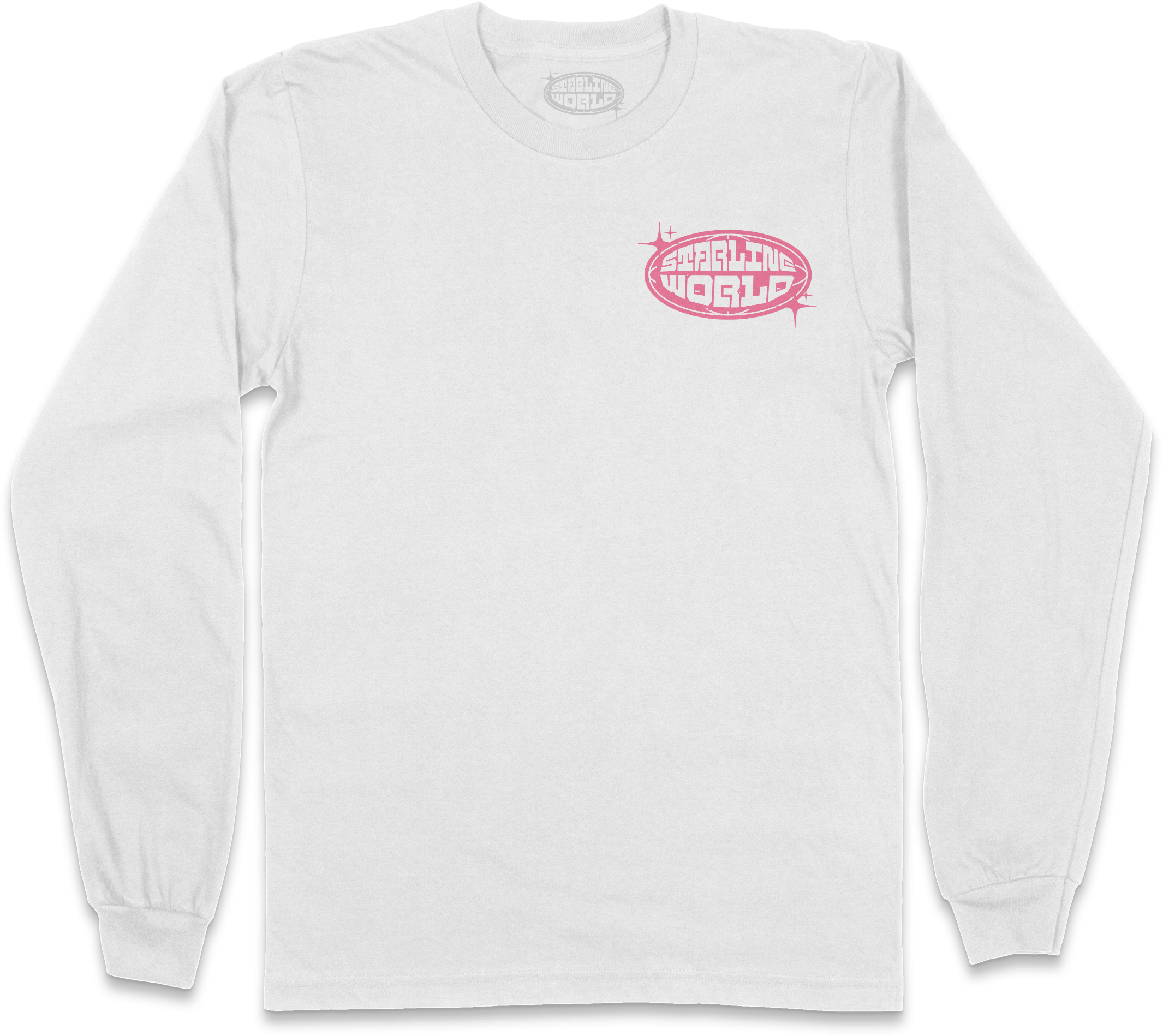 StarlineWorld (White-Pink) Long Sleeve