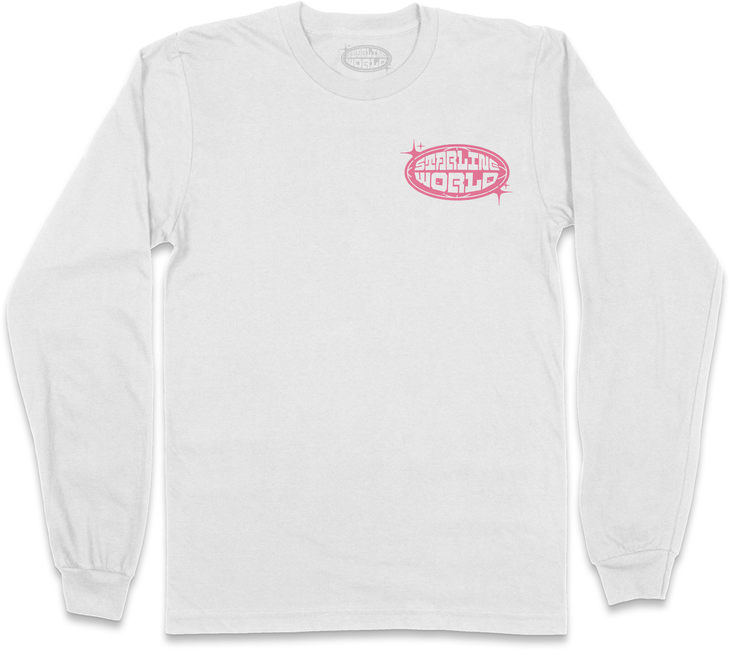 StarlineWorld (White-Pink) Long Sleeve